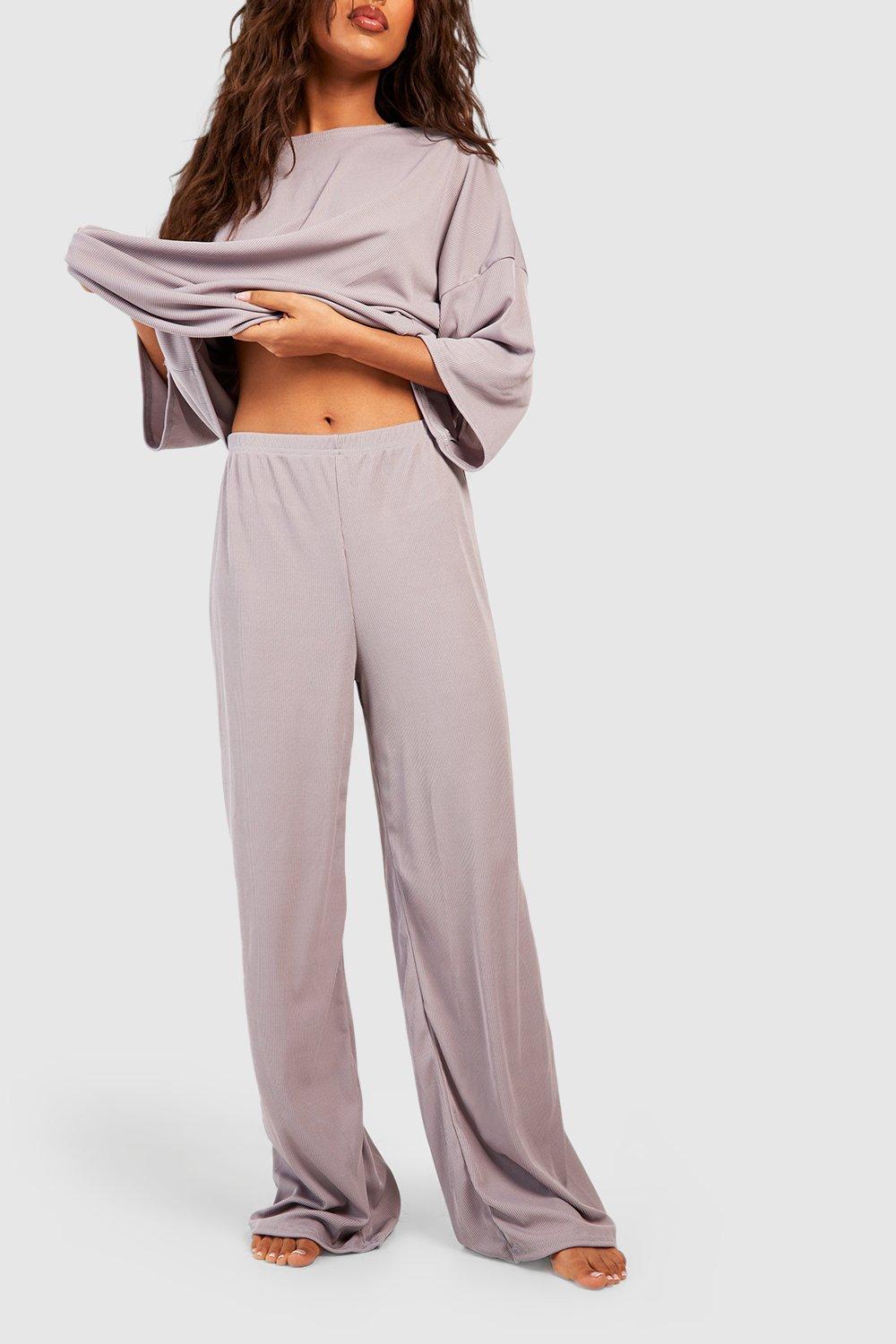 Wide leg lounge store pants